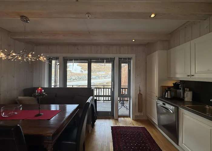 Ski-in Ski-out At Kikut, Geilo, With Sauna Lägenhet *